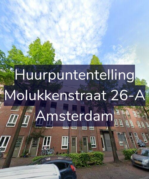 Foto gevel Huurpuntentelling voor Molukkenstraat 26-A, Amsterdam