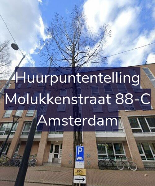 Foto gevel Huurpuntentelling voor Molukkenstraat 88-C, Amsterdam