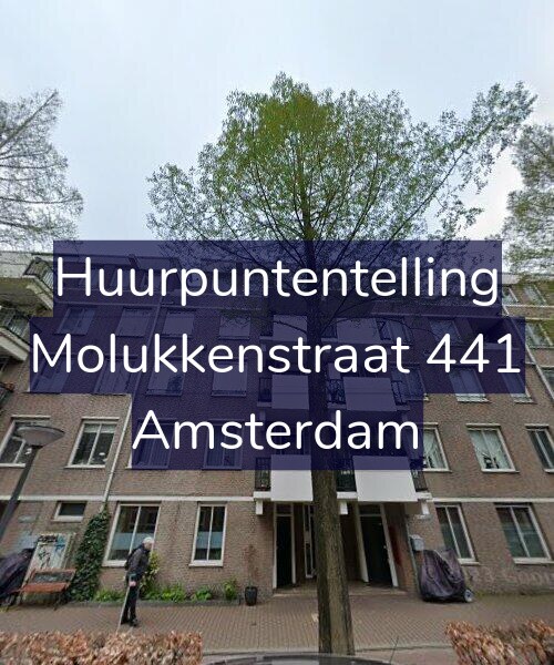 Foto gevel Huurpuntentelling voor Molukkenstraat 441, Amsterdam