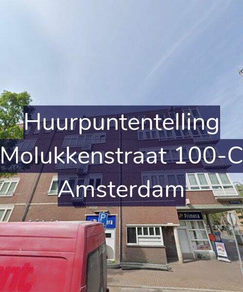 Foto gevel Huurpuntentelling voor Molukkenstraat 100-C, Amsterdam