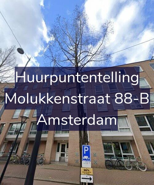 Foto gevel Huurpuntentelling voor Molukkenstraat 88-B, Amsterdam