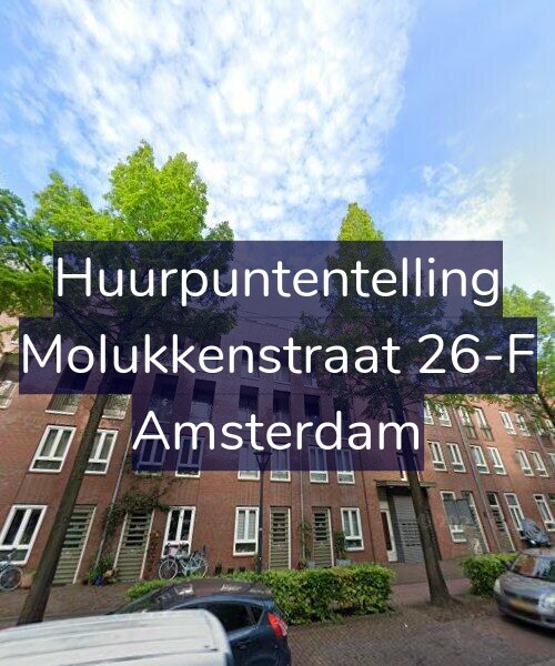 Foto gevel Huurpuntentelling voor Molukkenstraat 26-F, Amsterdam
