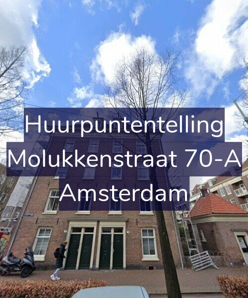 Foto gevel Huurpuntentelling voor Molukkenstraat 70-A, Amsterdam