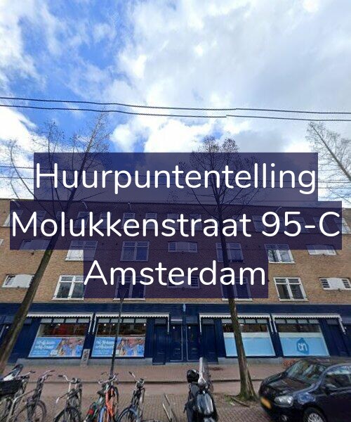 Foto gevel Huurpuntentelling voor Molukkenstraat 95-C, Amsterdam