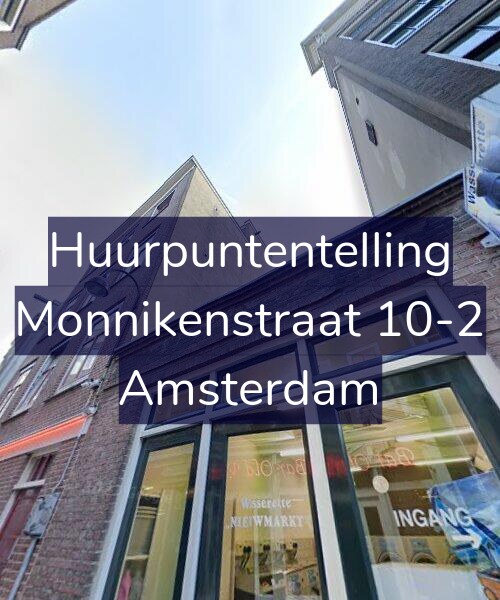 Foto gevel Huurpuntentelling voor Monnikenstraat 10-2, Amsterdam