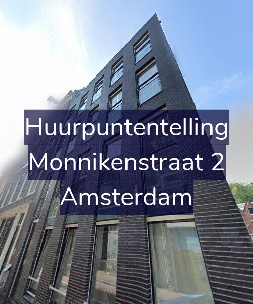 Foto gevel Huurpuntentelling voor Monnikenstraat 2, Amsterdam