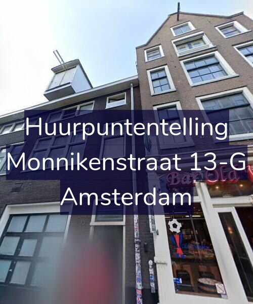 Foto gevel Huurpuntentelling voor Monnikenstraat 13-G, Amsterdam