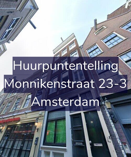 Foto gevel Huurpuntentelling voor Monnikenstraat 23-3, Amsterdam