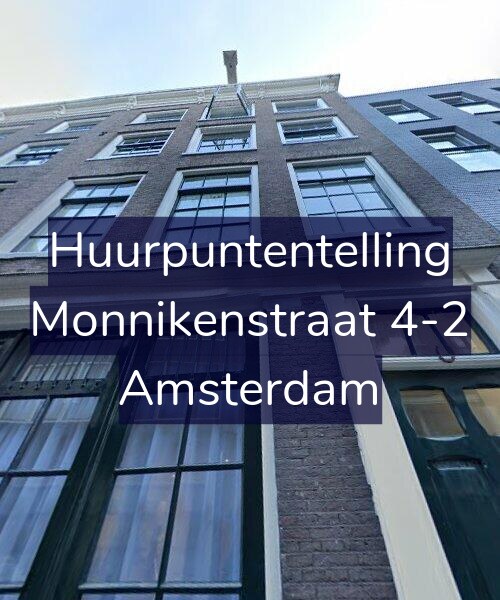 Foto gevel Huurpuntentelling voor Monnikenstraat 4-2, Amsterdam