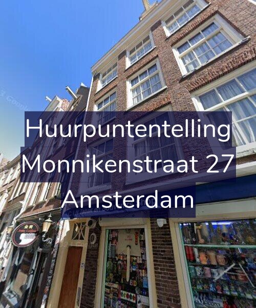 Foto gevel Huurpuntentelling voor Monnikenstraat 27, Amsterdam