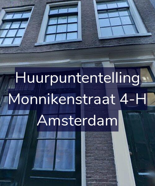 Foto gevel Huurpuntentelling voor Monnikenstraat 4-H, Amsterdam