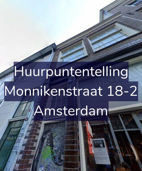 Foto gevel Huurpuntentelling voor Monnikenstraat 18-2, Amsterdam