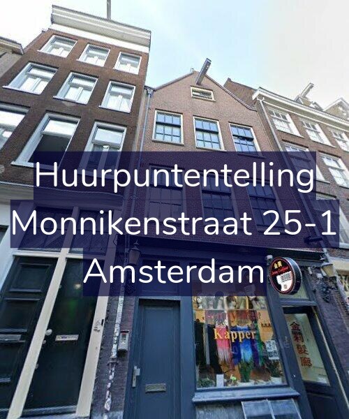 Foto gevel Huurpuntentelling voor Monnikenstraat 25-1, Amsterdam
