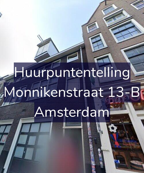 Foto gevel Huurpuntentelling voor Monnikenstraat 13-B, Amsterdam