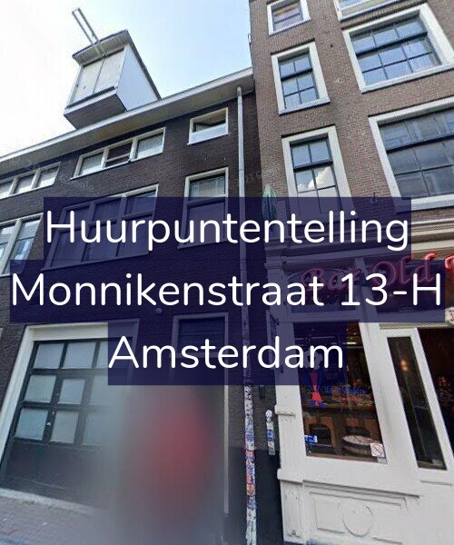 Foto gevel Huurpuntentelling voor Monnikenstraat 13-H, Amsterdam