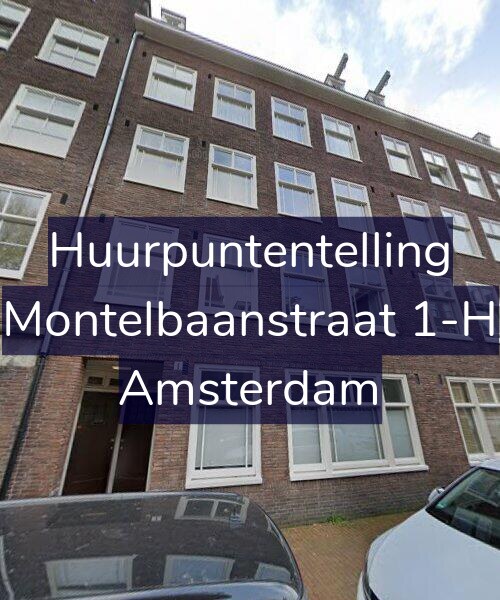 Foto gevel Huurpuntentelling voor Montelbaanstraat 1-H, Amsterdam