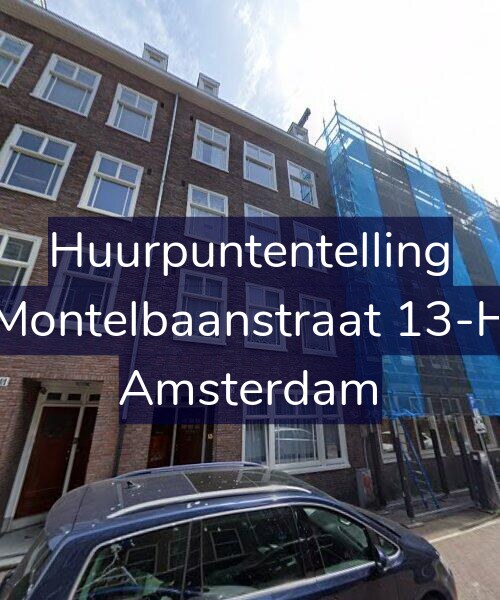 Foto gevel Huurpuntentelling voor Montelbaanstraat 13-H, Amsterdam