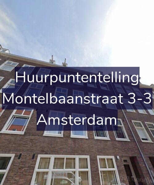 Foto gevel Huurpuntentelling voor Montelbaanstraat 3-3, Amsterdam