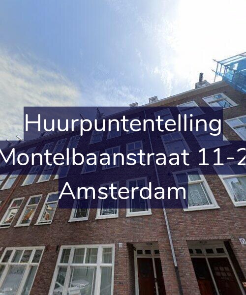 Foto gevel Huurpuntentelling voor Montelbaanstraat 11-2, Amsterdam