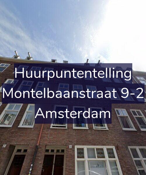 Foto gevel Huurpuntentelling voor Montelbaanstraat 9-2, Amsterdam