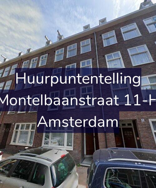 Foto gevel Huurpuntentelling voor Montelbaanstraat 11-H, Amsterdam