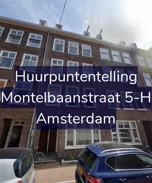 Foto gevel Huurpuntentelling voor Montelbaanstraat 5-H, Amsterdam