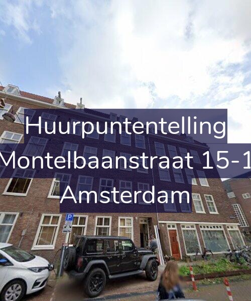 Foto gevel Huurpuntentelling voor Montelbaanstraat 15-1, Amsterdam