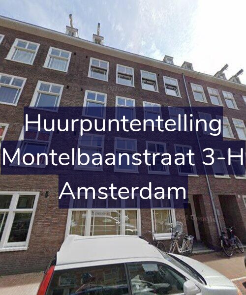 Foto gevel Huurpuntentelling voor Montelbaanstraat 3-H, Amsterdam