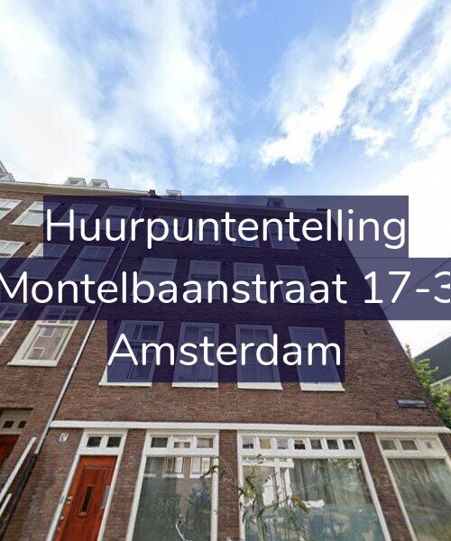 Foto gevel Huurpuntentelling voor Montelbaanstraat 17-3, Amsterdam