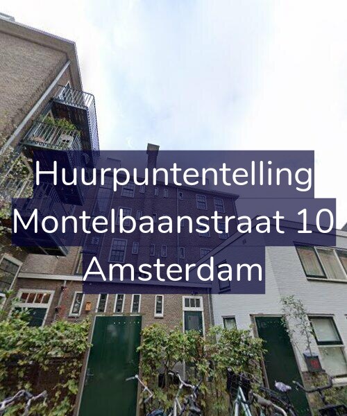 Foto gevel Huurpuntentelling voor Montelbaanstraat 10, Amsterdam