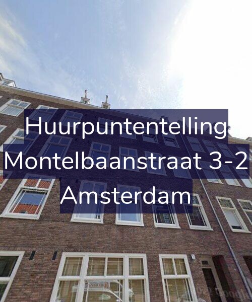 Foto gevel Huurpuntentelling voor Montelbaanstraat 3-2, Amsterdam
