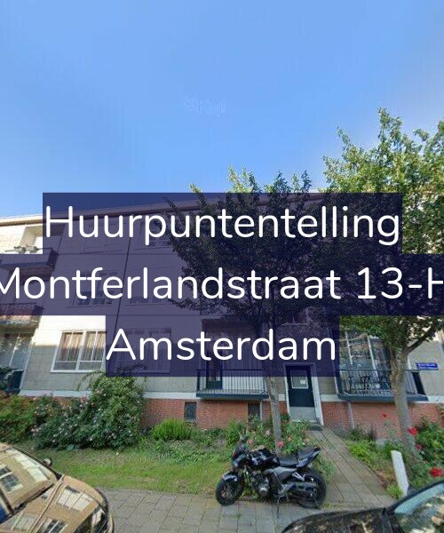 Foto gevel Huurpuntentelling voor Montferlandstraat 13-H, Amsterdam