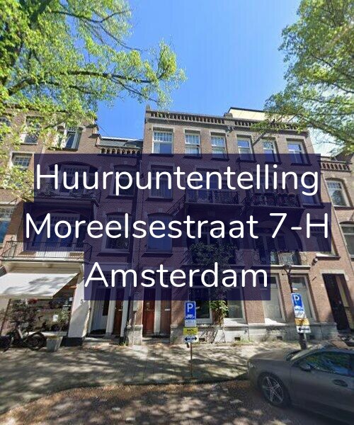 Foto gevel Huurpuntentelling voor Moreelsestraat 7-H, Amsterdam