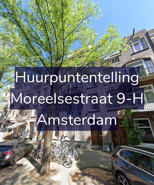 Foto gevel Huurpuntentelling voor Moreelsestraat 9-H, Amsterdam