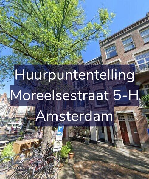 Foto gevel Huurpuntentelling voor Moreelsestraat 5-H, Amsterdam