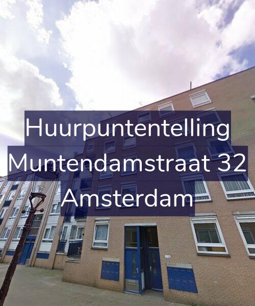 Foto gevel Huurpuntentelling voor Muntendamstraat 32, Amsterdam