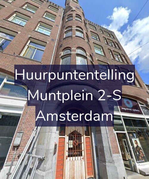 Foto gevel Huurpuntentelling voor Muntplein 2-S, Amsterdam