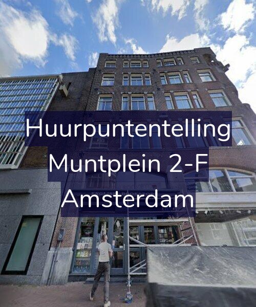 Foto gevel Huurpuntentelling voor Muntplein 2-F, Amsterdam