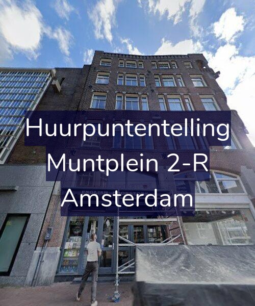Foto gevel Huurpuntentelling voor Muntplein 2-R, Amsterdam