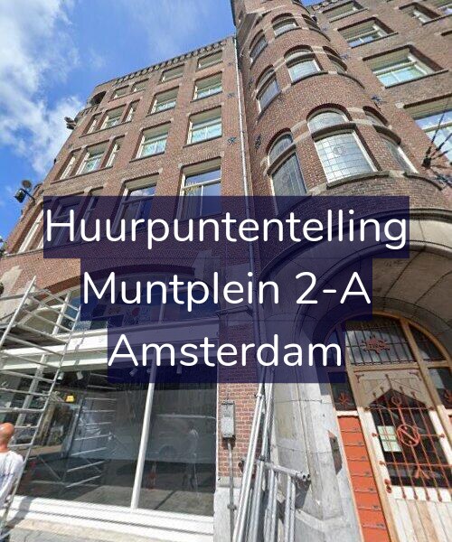 Foto gevel Huurpuntentelling voor Muntplein 2-A, Amsterdam