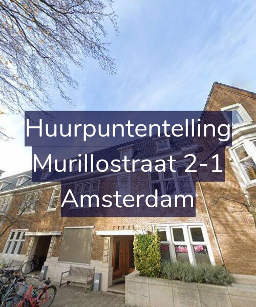 Foto gevel Huurpuntentelling voor Murillostraat 2-1, Amsterdam
