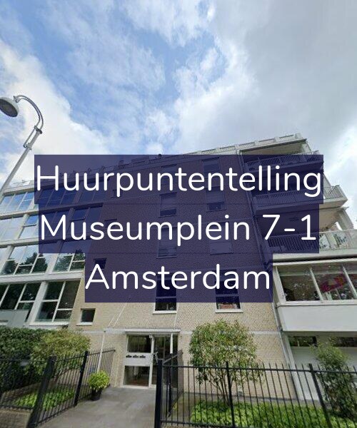 Foto gevel Huurpuntentelling voor Museumplein 7-1, Amsterdam