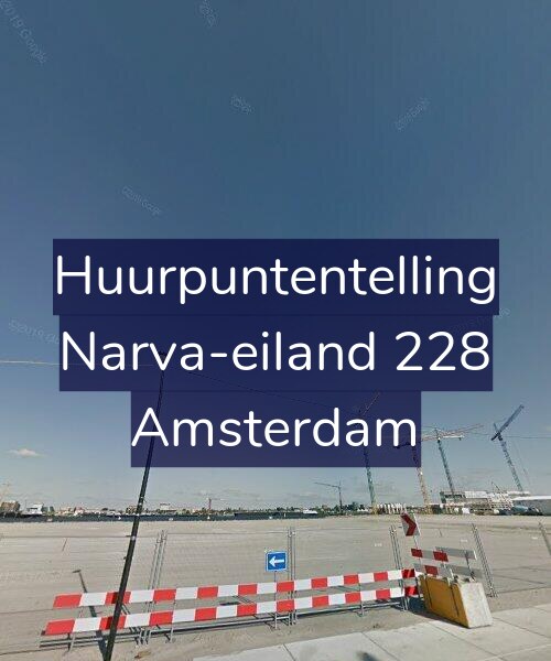 Foto gevel Huurpuntentelling voor Narva-eiland 228, Amsterdam