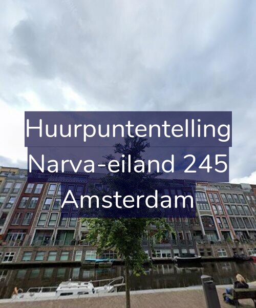 Foto gevel Huurpuntentelling voor Narva-eiland 245, Amsterdam
