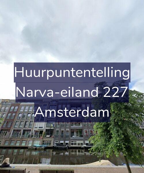 Foto gevel Huurpuntentelling voor Narva-eiland 227, Amsterdam