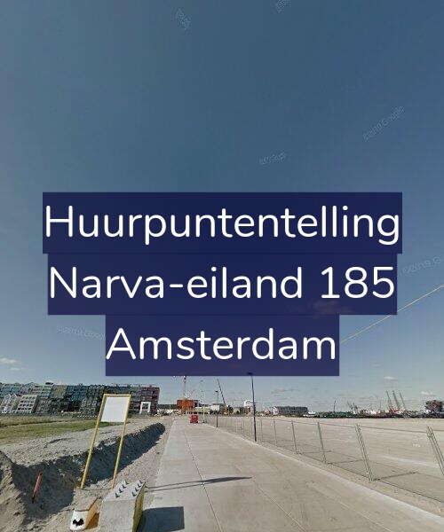 Foto gevel Huurpuntentelling voor Narva-eiland 185, Amsterdam