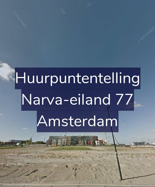 Foto gevel Huurpuntentelling voor Narva-eiland 77, Amsterdam