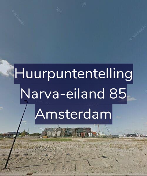 Foto gevel Huurpuntentelling voor Narva-eiland 85, Amsterdam