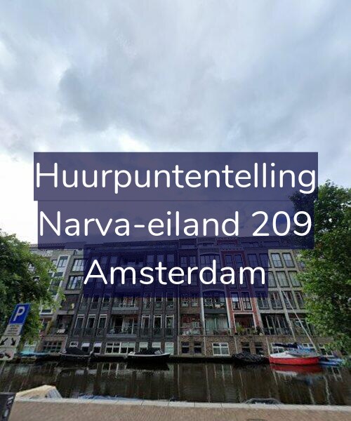 Foto gevel Huurpuntentelling voor Narva-eiland 209, Amsterdam