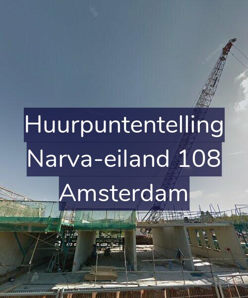 Foto gevel Huurpuntentelling voor Narva-eiland 108, Amsterdam